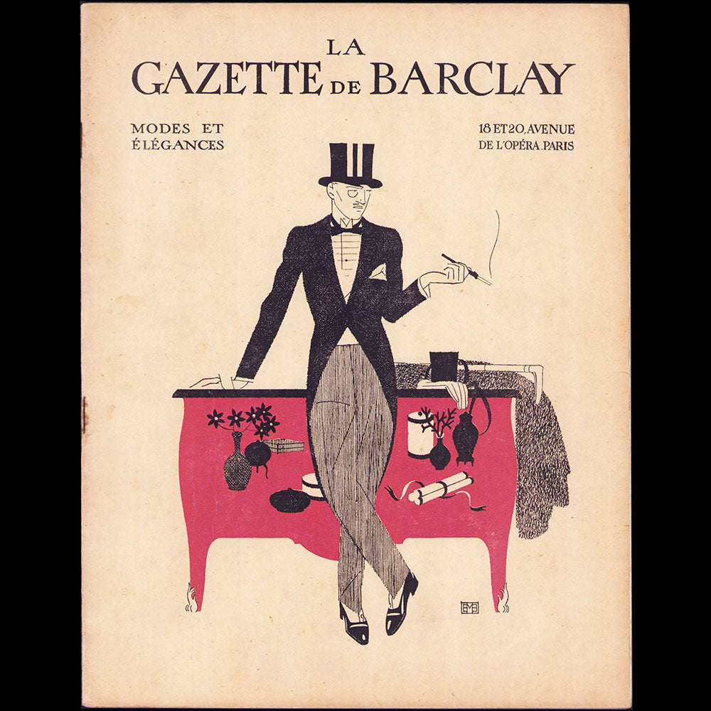 Gazette de Barclay, modes et élégances, Réunion de 10 numéros (1924-1930)