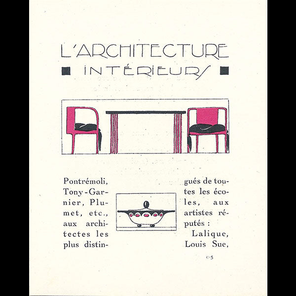 Feuillets d'Art - maquette miniature de présentation de la revue (1919)
