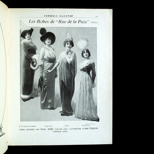 Comoedia illustré, réunion des 135 numéros du 15 décembre 1908 au 5 août 1914