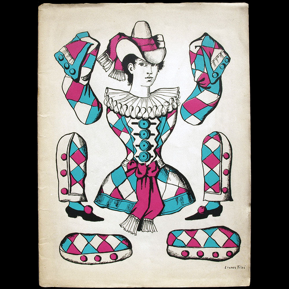 La Revue Fantasque - Programme de la soirée du 25 juin 1952, couverture de Leonor Fini