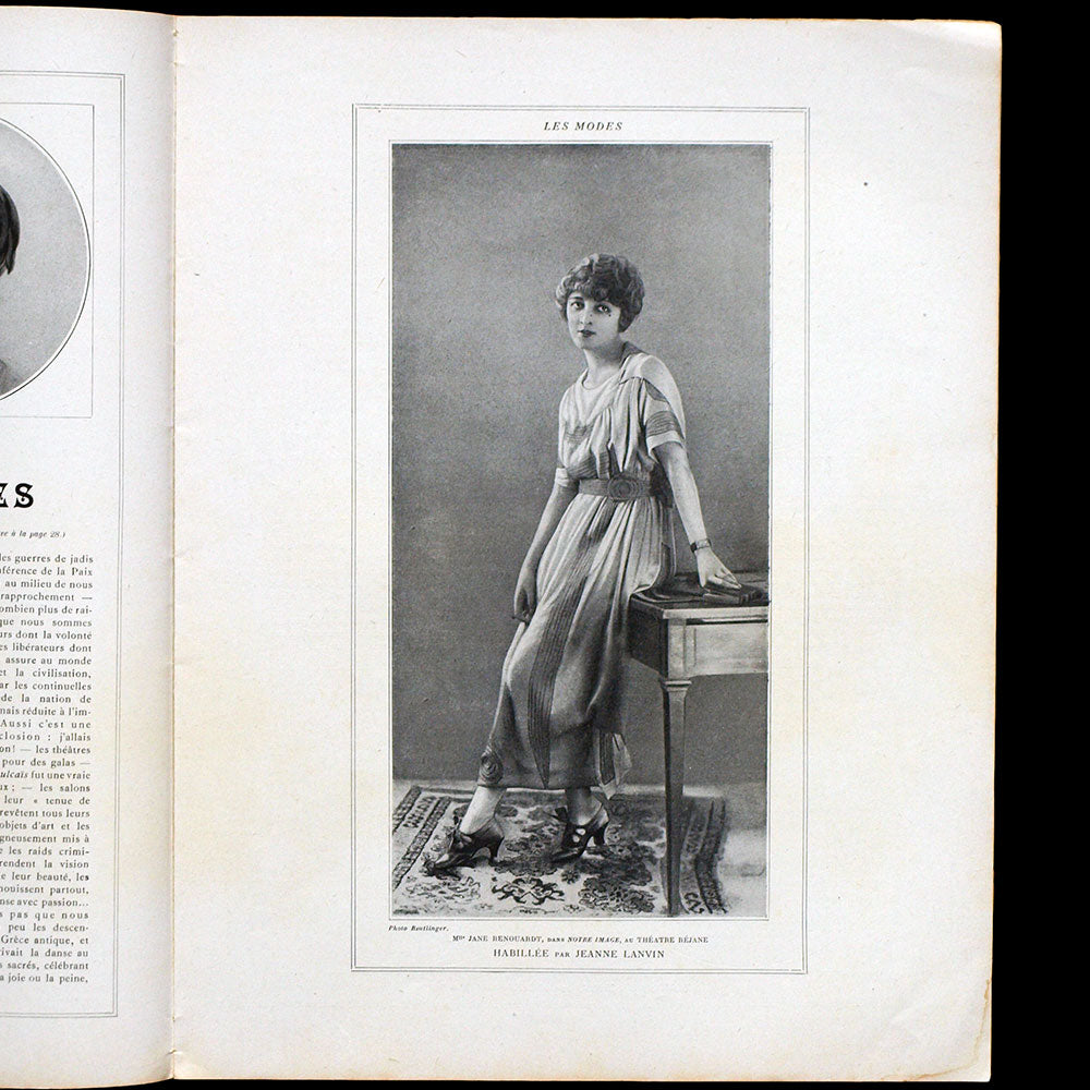 Les Modes, n° 181, couverture d'Ottorino Andreini (1919)
