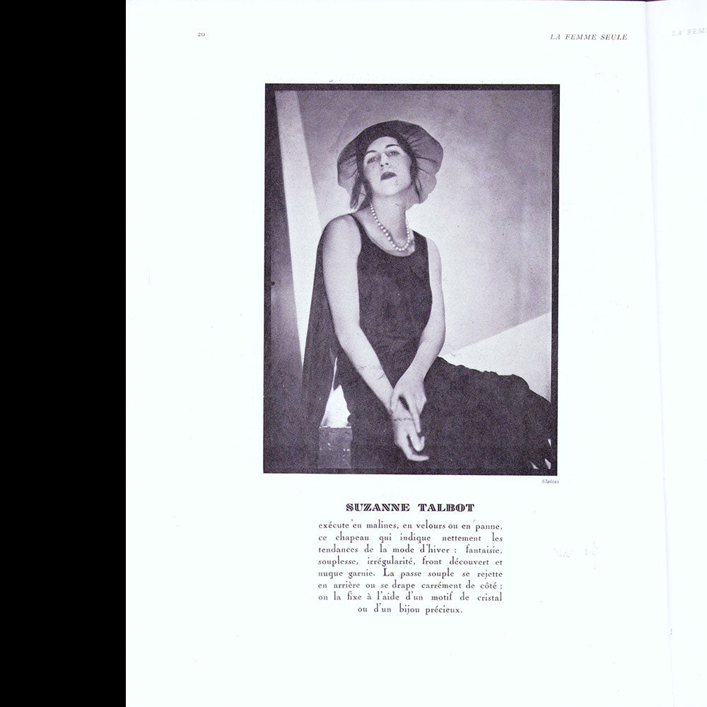 La Femme seule, août - septembre 1929