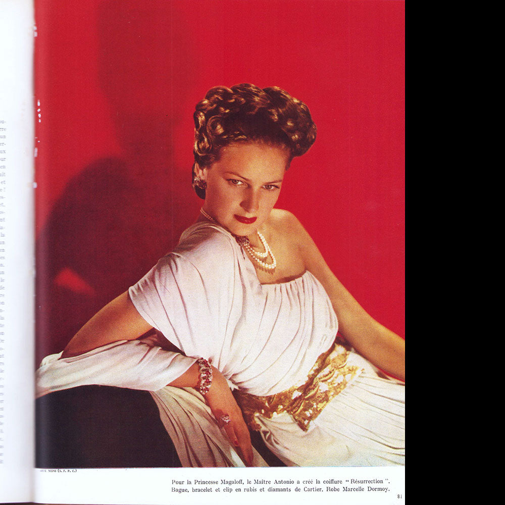 L'Officiel de la Couture et de la Mode - Réunion des 6 numéros de l'année 1945
