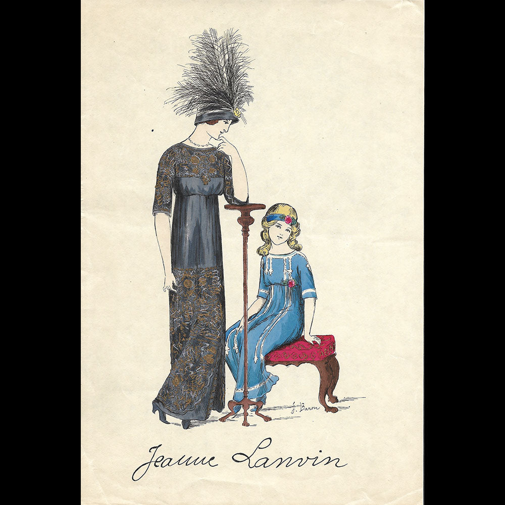 Lanvin - Invitation Jeanne Lanvin (1910s)