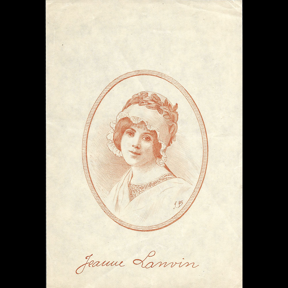 Lanvin - Invitation Jeanne Lanvin (1910s)