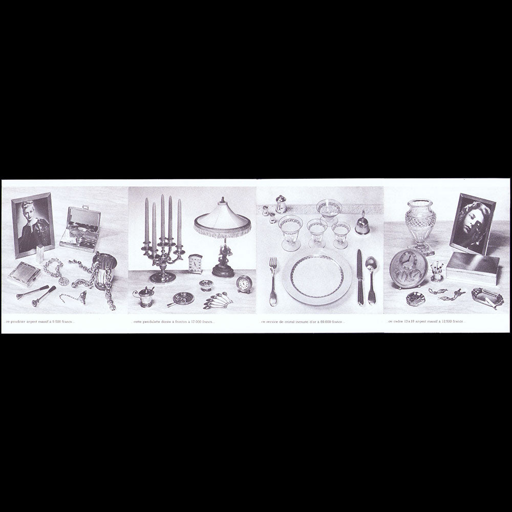 Marin - Catalogue de la maison d'horlogerie et de bijouterie, 29 Faubourg Saint-Honoré à Paris (1940-1950s)