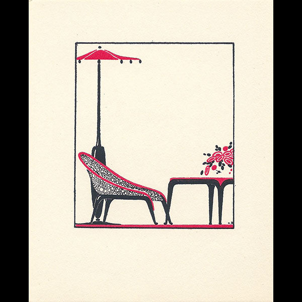 Feuillets d'Art - maquette miniature de présentation de la revue (1919)