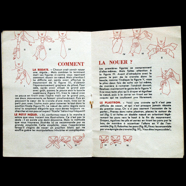 L'art et la manière de choisir, d'assortir et de nouer sa cravate (1934)