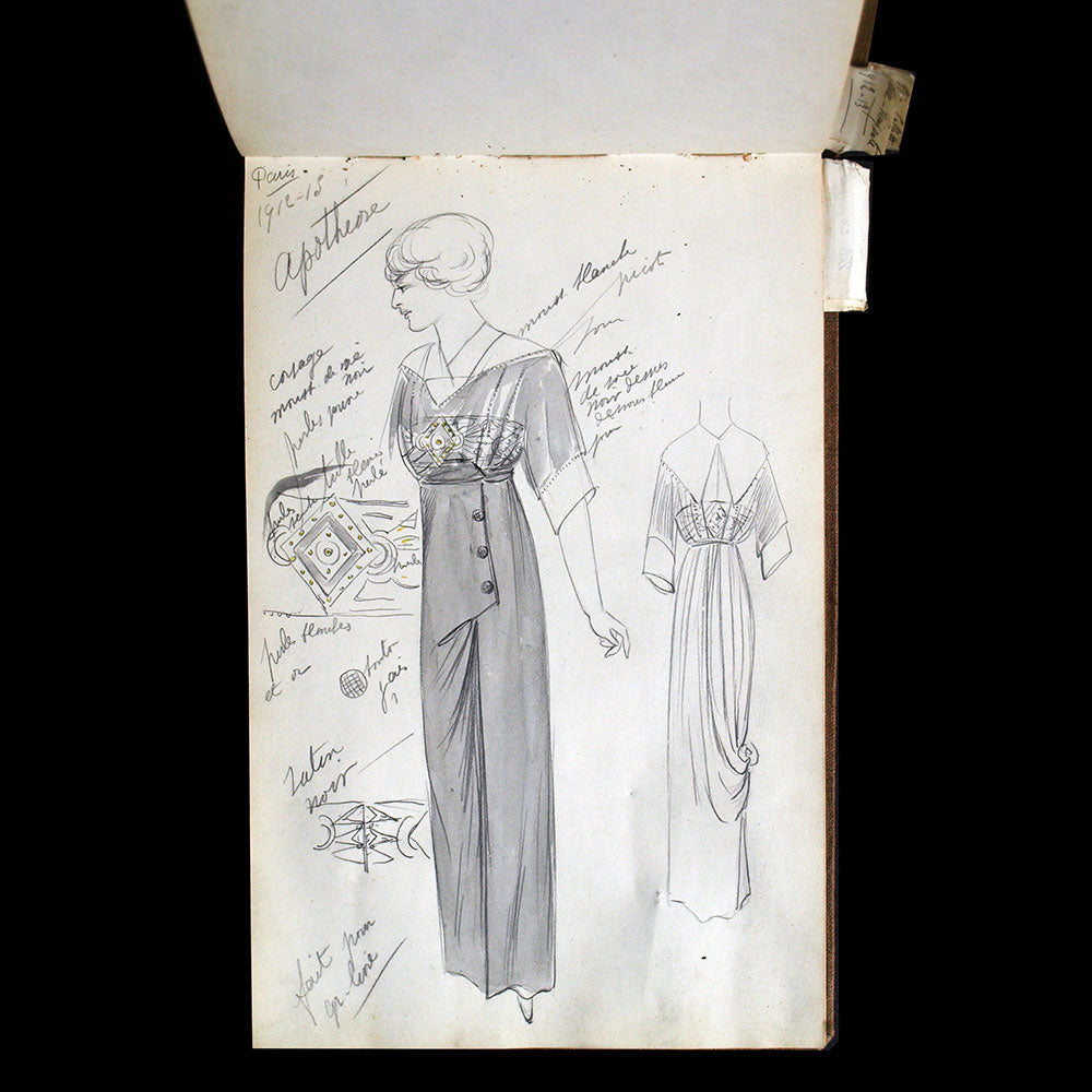 Redfern - Ensemble de dessins de 19 modèles pour l'hiver 1912-1913